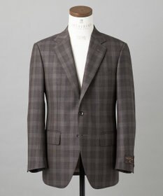 GOTAIRIKU 【CANONICO/カノニコ】 リベンジ 150's 通年スーツ（ブラウン×チェック）