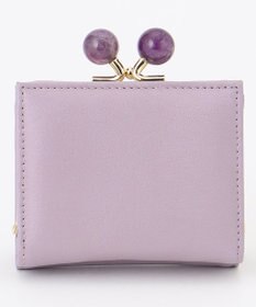 UNBILLION perche ジェムストーンがま口3つ折り財布