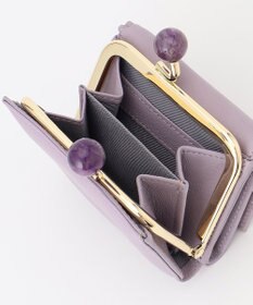 UNBILLION perche ジェムストーンがま口3つ折り財布