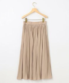 組曲 L 【WEB限定カラーあり】ギャザーライトデシン パンツ