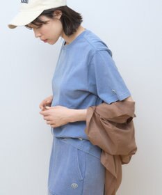 AMERICAN HOLIC DISCUS パウダーブリーチ加工Tシャツ