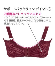 BRADELIS New York 【BRADELIS New York】サポートバックラインブラ23A1 グラマーバストをスッキリさせる補正ブラ