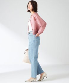 ANY SIS 【洗える】シアーランタンスリーブ カーディガン