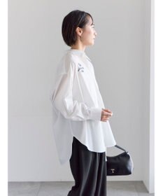 Te chichi ポイント刺繍シャツ