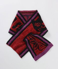 AURORA 【 ANNA SUI（アナ スイ）】差し込みモールマフラー(WASH)