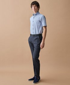 JOSEPH ABBOUD 【キングサイズ・ジャージー素材・ストレッチ・イージーケア】コンパクトジャージー半袖 シャツ
