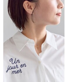Te chichi ポイント刺繍シャツ