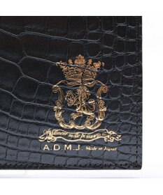 A.D.M.J. 【牛革】クロコ型押し/ロングウォレット