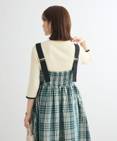 Green Parks ・ＳＵＧＡＲ　ＳＰＯＯＮ　チェックギャザーワンピース