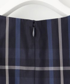 J.PRESS LADIES 【洗える】2/2綾 メモリーチェック ワンピース