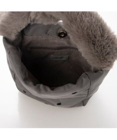 UNBILLION カシュカシュ cachecache / エコファーワンハンドルドット刺繍トート