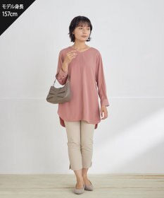 Tiaclasse 【小倉優子さん着用・日本製・洗える】サーラドライ・テーパードパンツ