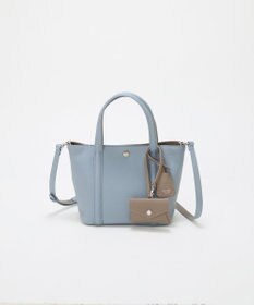 TOPKAPI 【Breath TOPKAPI】DUAL デュアル シュリンクレザー バイカラー トートバッグ チャーム付き