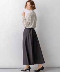 23区 L 【先行予約】ナイロンコットンタフタ フレアスカート