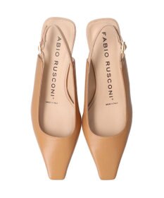 INTER-CHAUSSURES 【FABIO RUSCONI】スクエアトウバックバンドパンプス