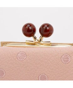 UNBILLION ペルケ perche / アクリル玉三つ折りミニサイフ