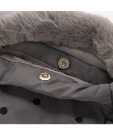 UNBILLION カシュカシュ cachecache / エコファーワンハンドルドット刺繍トート