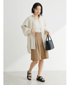 Green Parks 綿麻混ハーフパンツ