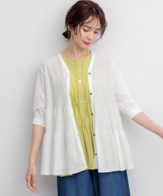 組曲 L 【先行予約】シアーニット　ティアードカーディガン