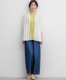 組曲 L 【先行予約】シアーニット　ティアードカーディガン