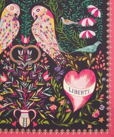 LIBERTY. ストールン ハート シルクスカーフ 45