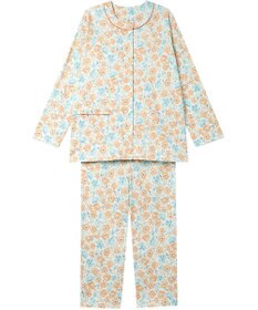 Wing パジャマ 綿100%(本体) スムース素材 長袖 長ズボン レディース EP6018 ウイング／ワコール