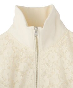 earth music&ecology 【WEB・一部店舗限定】レースリバーシブルブルゾン