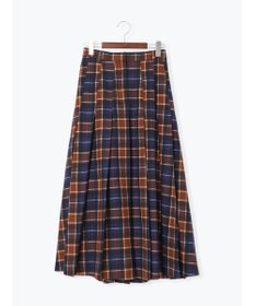Te chichi チェックアソートロングプリーツスカート