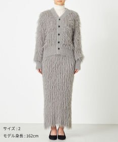 NAVE 【ReNAVE・洗える】メルティーシャギーニット カーディガン