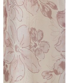 earth music&ecology フラワー柄シアーパフブラウス