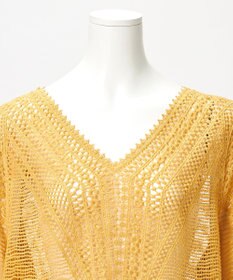 23区 【GOLD LABEL】コットンレーシー ニット