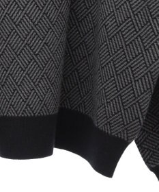 AMERICAN HOLIC バイパチ幾何学柄ニットプルオーバー