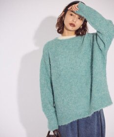 Green Parks ブークレＭＩＸニットチュニック