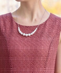 Tiaclasse 【日本製】コットンパール ネックレス