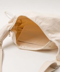 WEGO 【ユニセックスITEM/A4サイズ収納可能】サイドドロストキャンバスショルダー