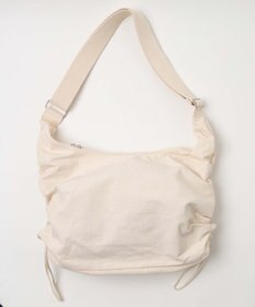 WEGO 【ユニセックスITEM/A4サイズ収納可能】サイドドロストキャンバスショルダー