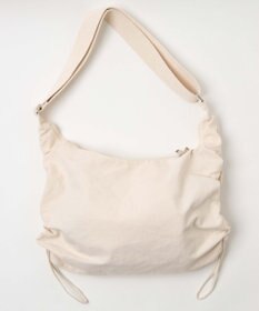 WEGO 【ユニセックスITEM/A4サイズ収納可能】サイドドロストキャンバスショルダー