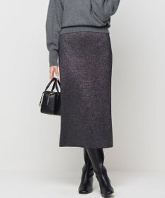 組曲 【Oggiコラボ】きらきらラメニットスカート