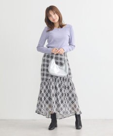 earth music&ecology ハートネックパールプルオーバー