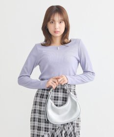 earth music&ecology ハートネックパールプルオーバー