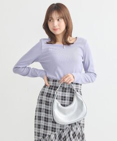 earth music&ecology ハートネックパールプルオーバー