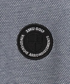 23区GOLF 定番人気【MEN】ハニカムカノコ 長袖ポロシャツ