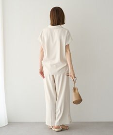 YECCA VECCA 【接触冷感】COOLスキッパーブラウス