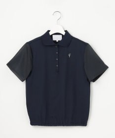 23区GOLF 【23Fondation/WOMEN】シアー袖 ニットポロ