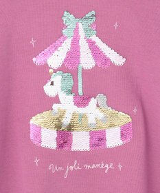 ANY KIDS ミラクルスパンコール 長袖 Tシャツ