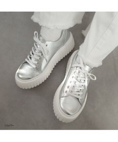 Pointer 日本製 レースアップ厚底スニーカー