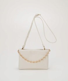 TOPKAPI 【TREASURE TOPKAPI】スムース レザー チェーン付き スワローマチ ミニ ショルダー バッグ