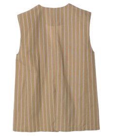 Green Parks 綿麻混シングルミディ丈ベスト