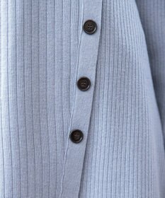 Tiaclasse L 【洗える】1枚でもレイヤード効果のあるサイドボタンチュニック