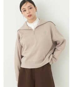 earth music&ecology ハーフＺＩＰ裏起毛プルオーバー